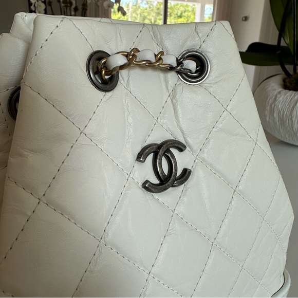 AUTHENTIC CHANEL Gabrielle Small Leather Backpack - Picture 7 of 13